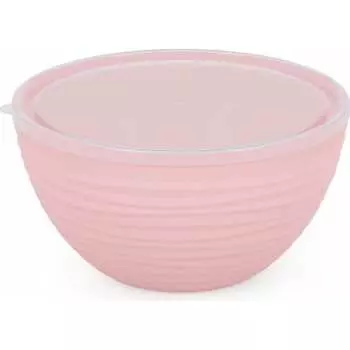 Чаша ЗПИ "Альтернатива" Оазис 2,5л с крышкой розовый М8412