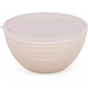 Чаша ЗПИ "Альтернатива" Оазис 2,5л с крышкой бежевый М8403