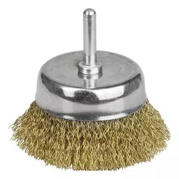 Чашеобразная мягкая кордщетка для дрели РОССНА Р860649