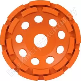 Двурядная шлифовальная чашка алмазная по бетону и граниту MESSER