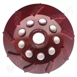 Чашка алмазная шлифовальная турбо bg/m speed по бетону и граниту messer 03-03-127