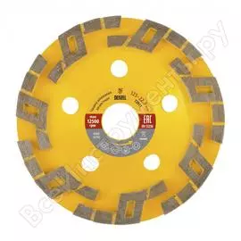 Чашка алмазная зачистная волна (125х22.2 мм) denzel 72971