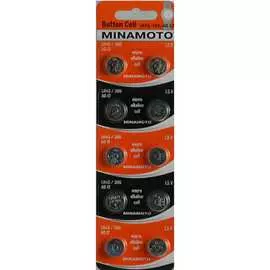 Часовая батарейка MINAMOTO AG12 LR43 55012