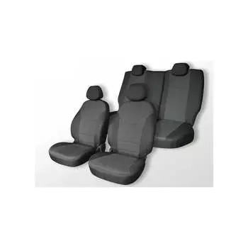 Чехлы на сиденья Kia Rio (QB), 2011-2017, седан, DEFLY Kia1-2