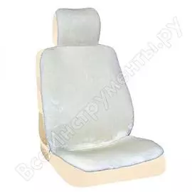 Чехлы на сиденья skyway меховые, искусственный мутон, 5 предметов s03001078