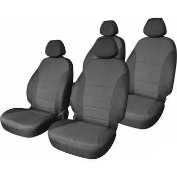 Чехлы на сиденья Toyota Noah (R80), 2014-2017, 6 мест, капитанские кресла DEFLY Ty66/7-2