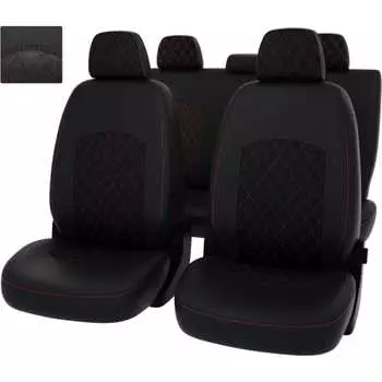 Чехлы PSV VW Polo VI 2020 РОМБ 135036