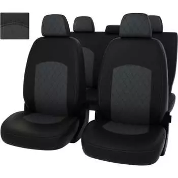 Чехлы PSV Skoda Octavia A8 2019 РОМБ 135201