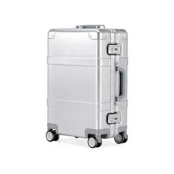 Чемодан NinetyGo Metal Luggage 20" серебряный 100501