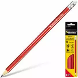 Чернографитные карандаши BRAUBERG ZTX 180671