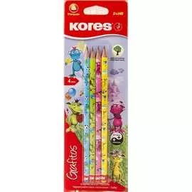 Чернографитные карандаши Kores