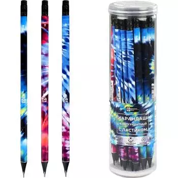 Чернографитный карандаш Феникс + Тай-дай пэт 63680