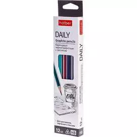 Чернографитный карандаш Hatber