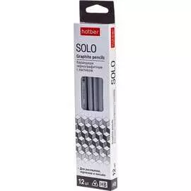 Чернографитный карандаш Hatber Solo 065291