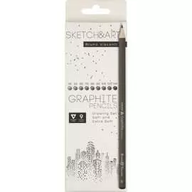 Чернографитовые карандаши Bruno Visconti