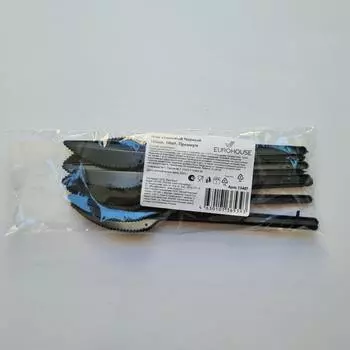 Черный нож EUROHOUSE премиум 15487