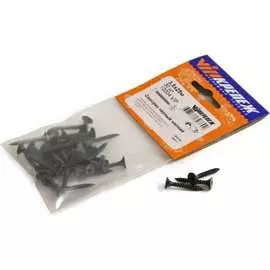 Черный саморез vipкрепеж 3,5х25 (30 шт.) 10004