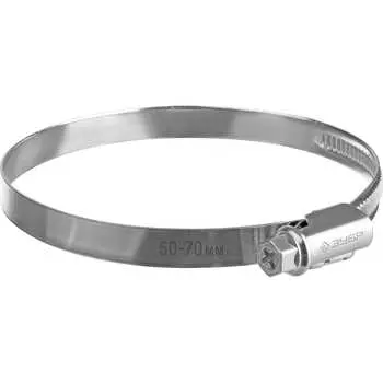 Червячный оцинкованный хомут ЗУБР Х-9н 37807-70