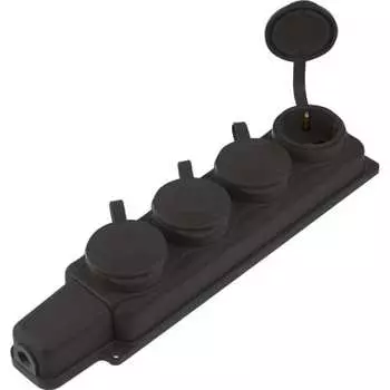 Четверная переносная розетка Юпитер JP7601-04