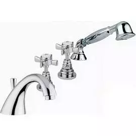 Четверной врезной смеситель для ванной DIADONNA