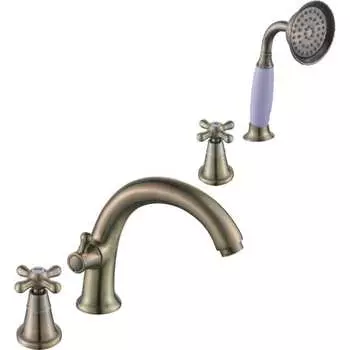 Четверной врезной смеситель для ванной DIADONNA