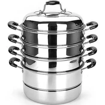 Четырехъярусная мантоварка MAYER&BOCH