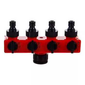 Четырехканальный распределитель для шлангов cicle жук 4630035330832