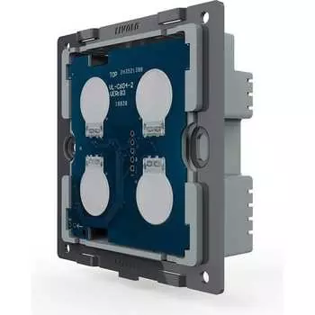 Четырехклавишный сенсорный выключатель LIVOLO VL-C304-D6