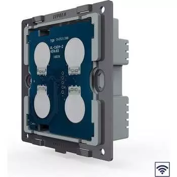 Четырехклавишный сенсорный выключатель LIVOLO VL-C304R-D6