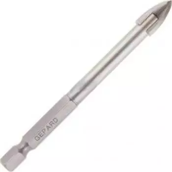 Четырехкромочное сверло по кафелю и стеклу Gepard GP2081-08