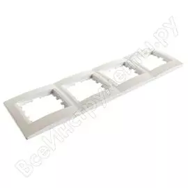 Четырехместная горизонтальная рамка Lezard KARINA 707-3000-149