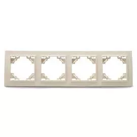 Четырехместная горизонтальная рамка STEKKER Эрна PFR00-9004-02 39243