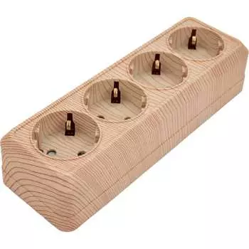 Четырехместная горизонтальная розетка TDM