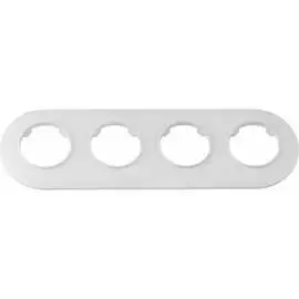 Четырехместная рамка BYLECTRICA ПРОВАНС белый ЮЛИГ.735212.503