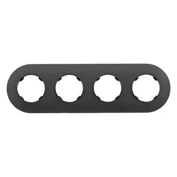 Четырехместная рамка BYLECTRICA ПРОВАНС графит ЮЛИГ.735212.503