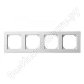 Четырехместная рамка LIREGUS Эпсилон K14-245-04 E/B 28-041