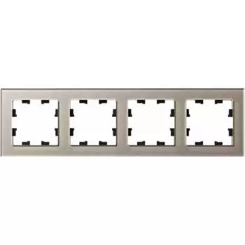 Четырехместная рамка Systeme Electric AtlasDesign NATURE ATN320504