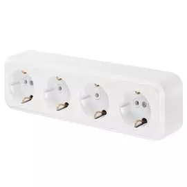 Четырехместная розетка BYLECTRICA ПРАЛЕСКА РА16-266