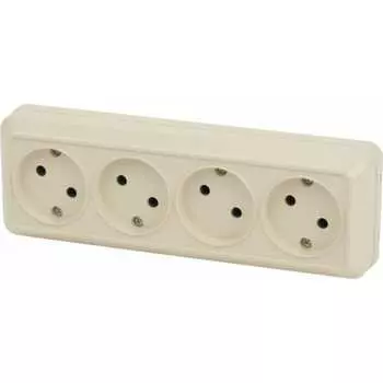 Четырехместная розетка Intro Quadro Б0053831