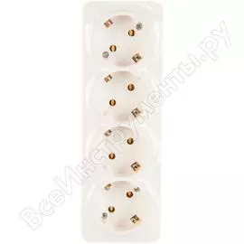 Четырехместная розетка IONICH 1447