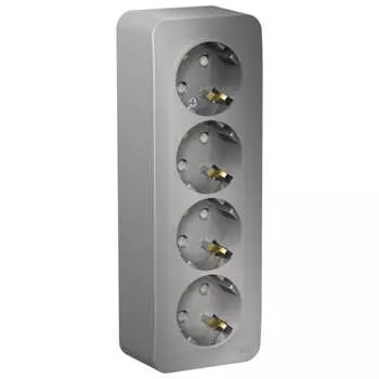 Четырехместная розетка Systeme Electric BLANCA BLNRA011413