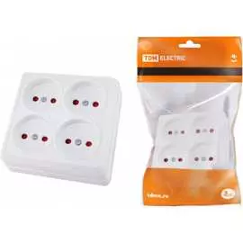 Четырехместная розетка TDM ELECTRIC Ладога SQ1801-0121
