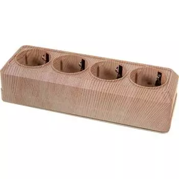 Четырехместная розетка UNIVersal Олимп 1175