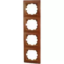 Четырехместная вертикальная рамка Lezard MIRA 701-0801-154