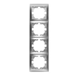 Четырехместная вертикальная рамка Lezard MIRA 701-1000-154