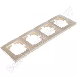 Четырехместная вертикальная рамка Lezard RAIN 703-3030-154