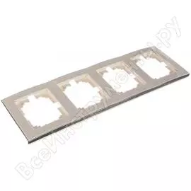 Четырехместная вертикальная рамка Lezard RAIN 703-0225-154