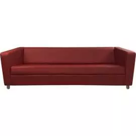 Четырехместный диван Мягкий Офис красный АП401КР