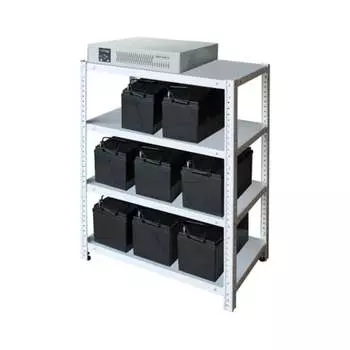 Четырехполочный стеллаж для АКБ Бастион 1,0х0,7х0,4