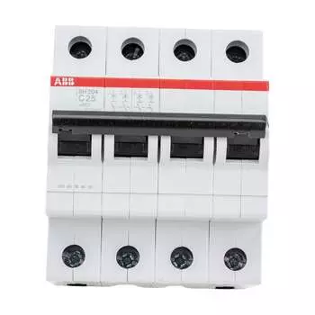 Четырехполюсной автоматический выключатель ABB sh204 2CDS214001R0254